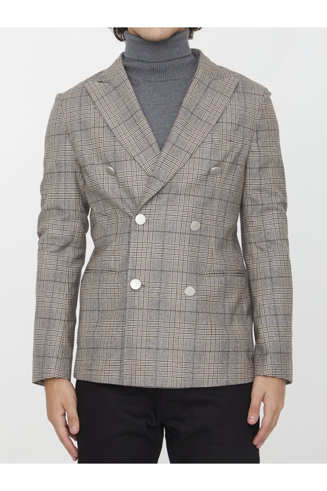 TONELLO-OUTLET-SALE-Beige wool jacket-ARCHIVIST