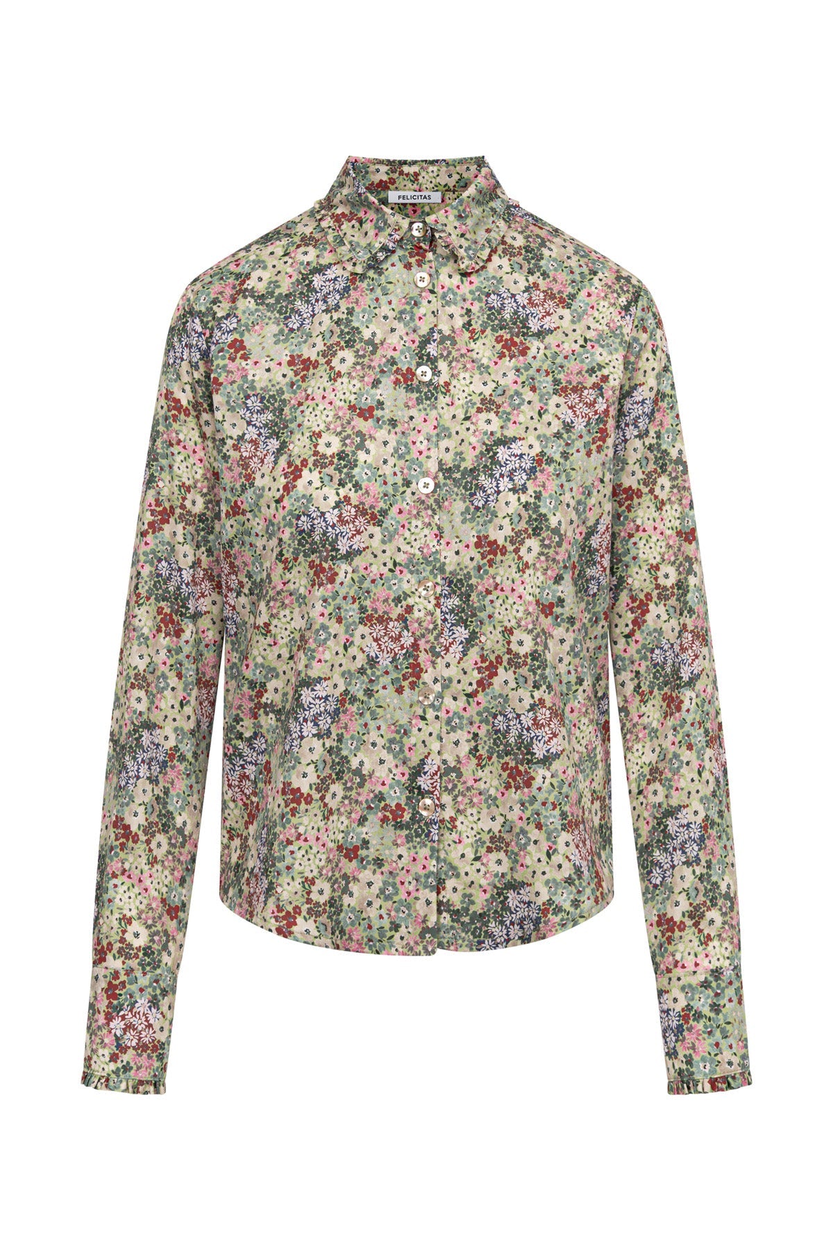 Damen Bluse Bele-Hemden & Blusen-Felicitas-OUTLET-34-pistazie/allover-ARCHIVIST-ARCHIVE-SALE