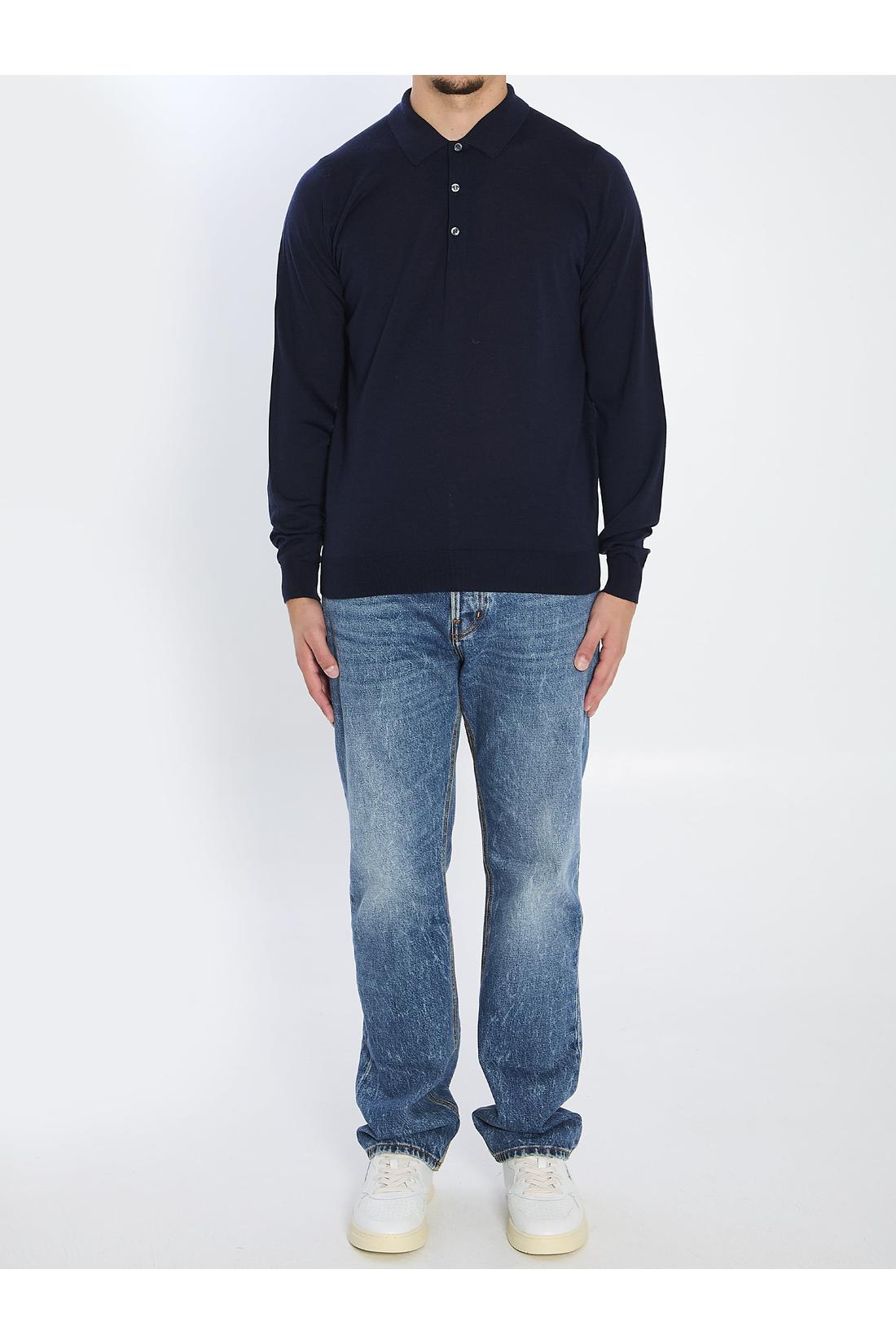 John Smedley-OUTLET-SALE-Belper polo shirt-ARCHIVIST