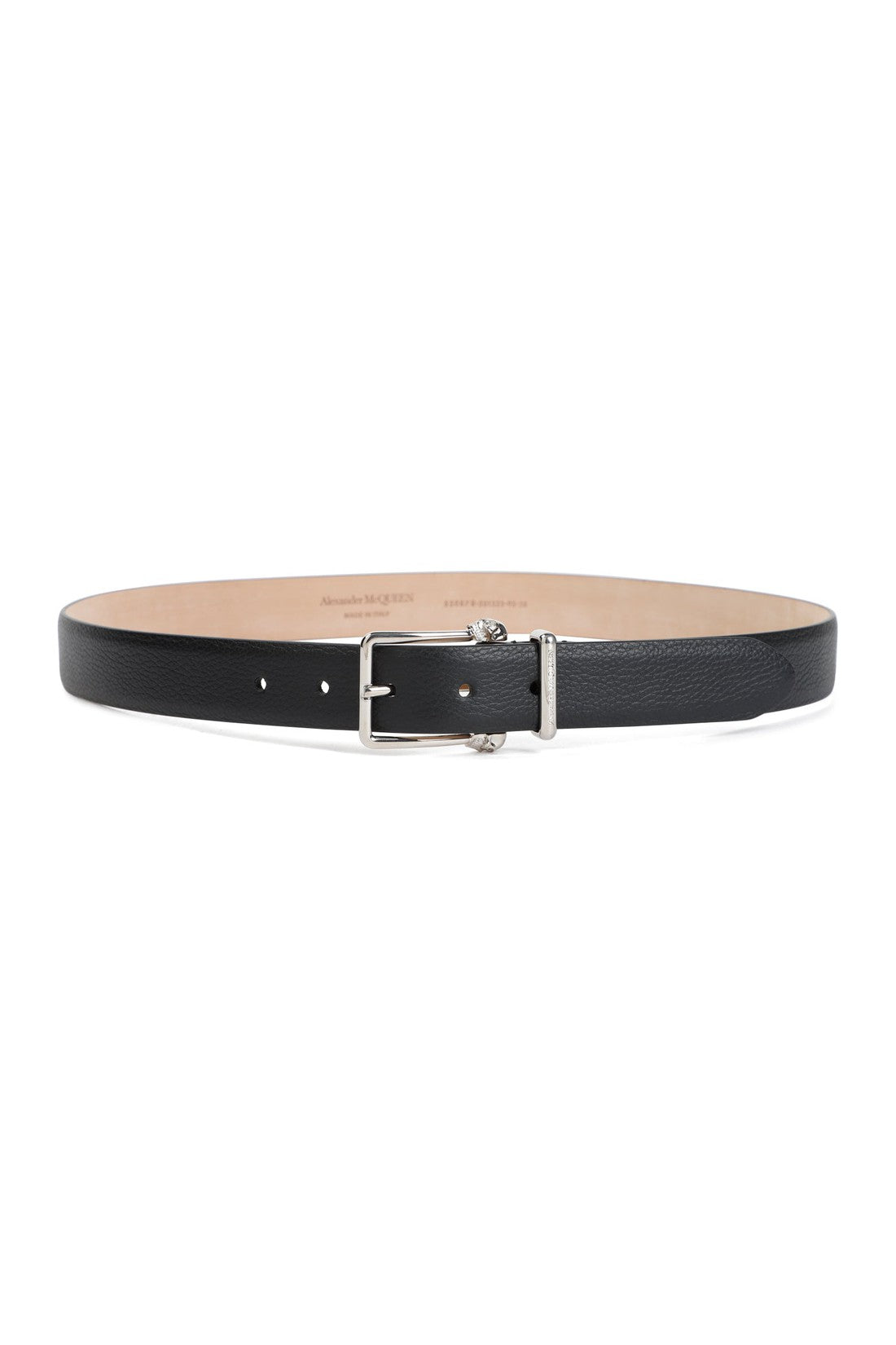 Alexander McQueen-OUTLET-SALE-Belt Schwarz-ARCHIVIST