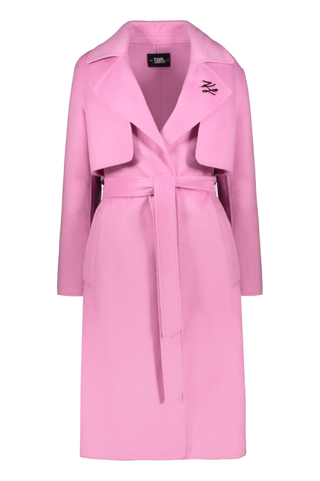 Karl Lagerfeld-OUTLET-SALE-Belted coat-ARCHIVIST