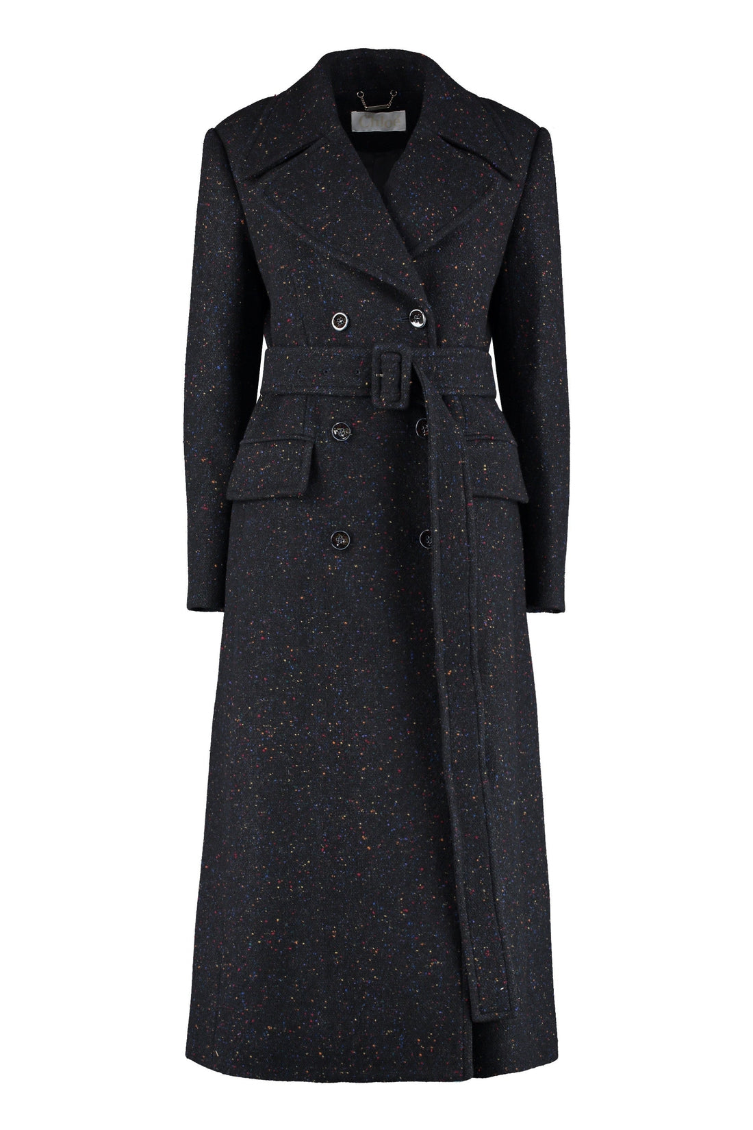 Chloé-OUTLET-SALE-Belted double-breasted coat-ARCHIVIST