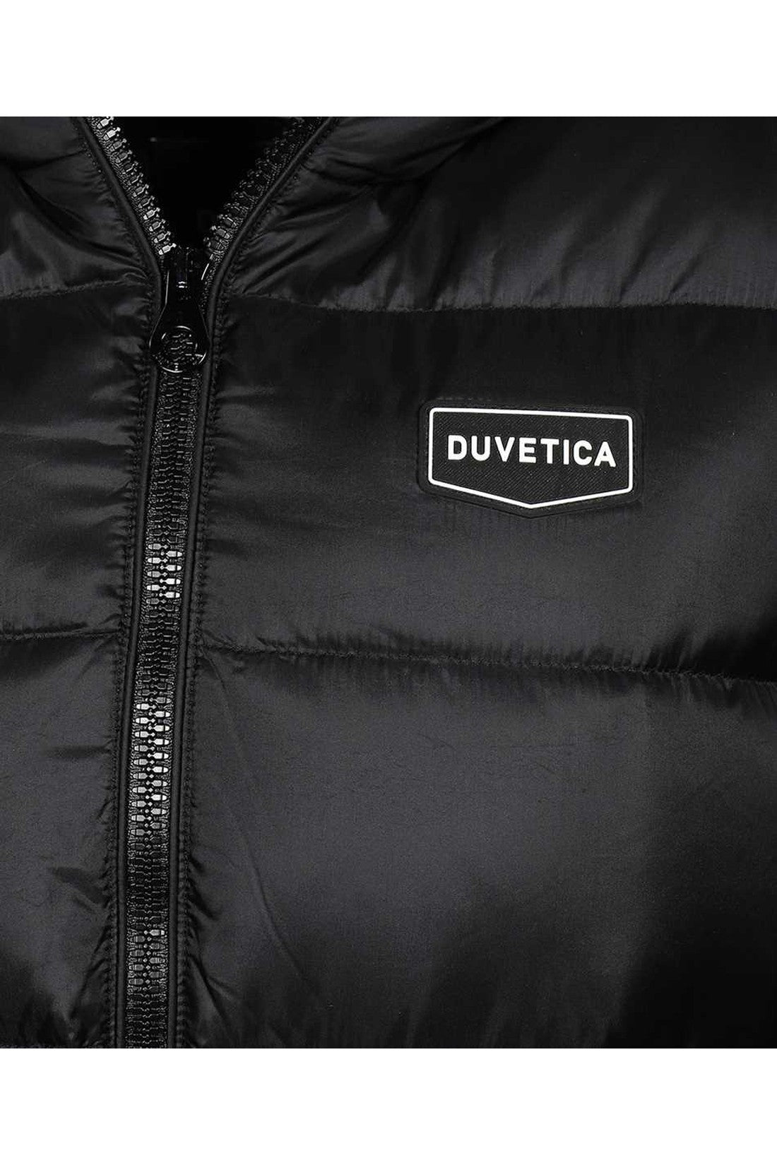 Duvetica-OUTLET-SALE-Belted hooded long down jacket-ARCHIVIST