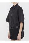 ALEXANDER WANG-OUTLET-SALE-Belted mini shirtdress-ARCHIVIST