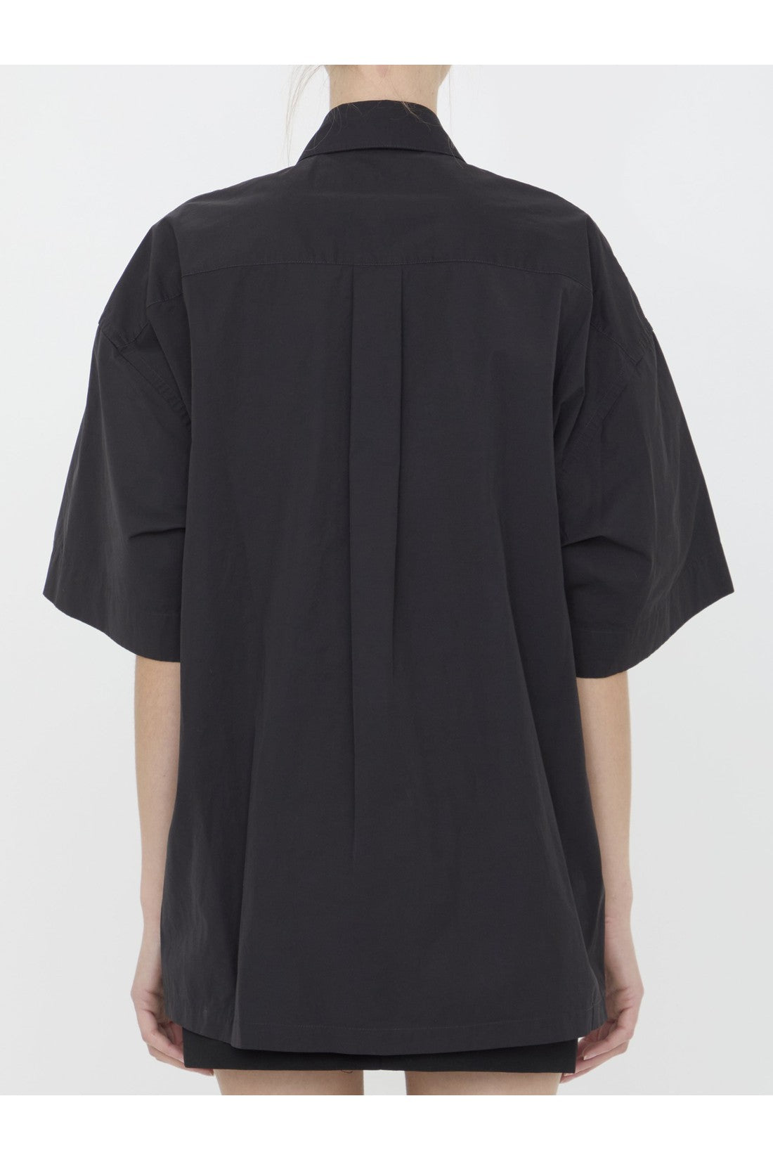 ALEXANDER WANG-OUTLET-SALE-Belted mini shirtdress-ARCHIVIST