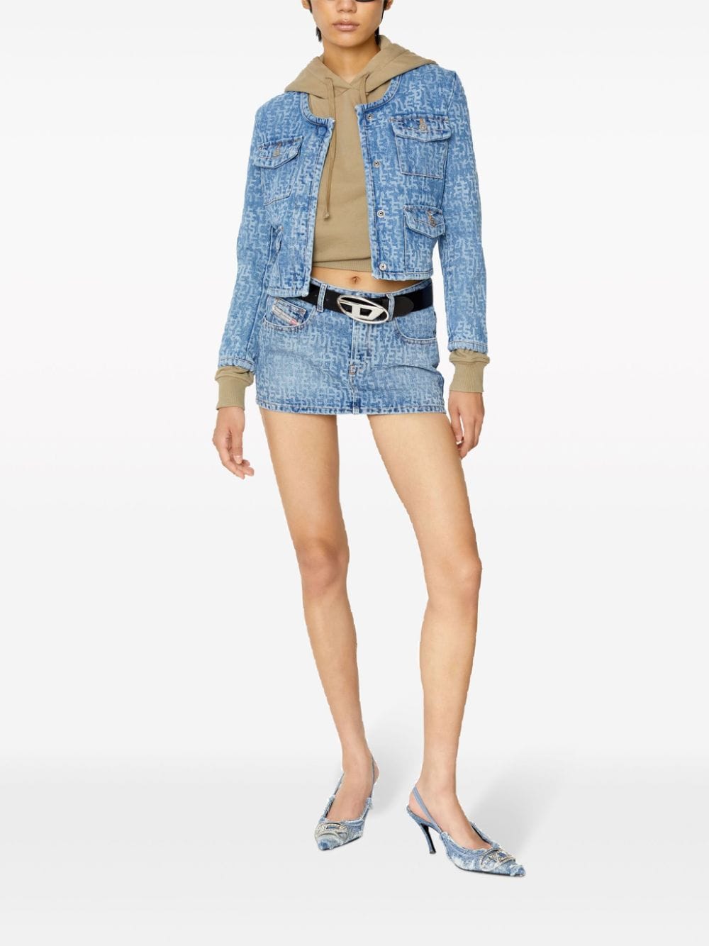 Diesel-OUTLET-SALE-Belts BEIGE-ARCHIVIST