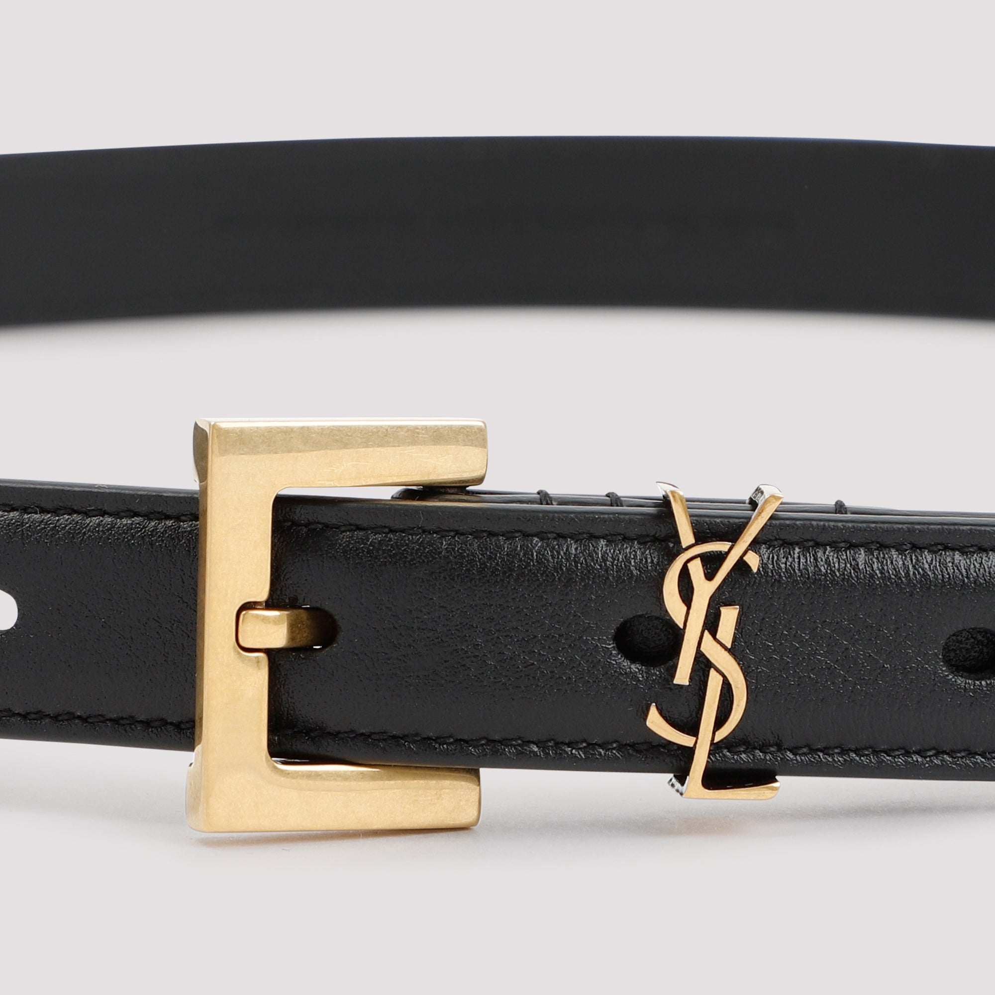 Saint Laurent-OUTLET-SALE-Belts SCHWARZ-ARCHIVIST