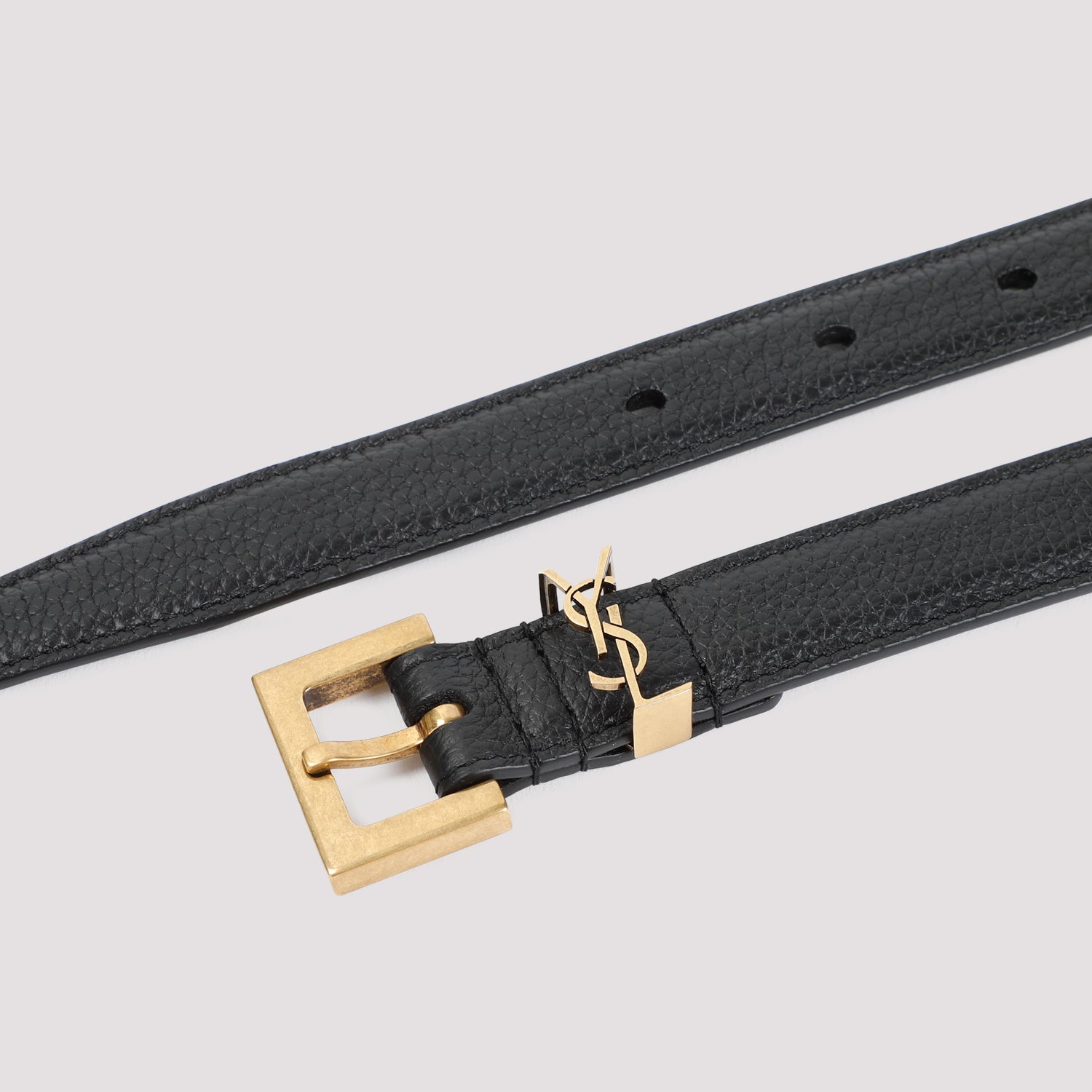 Saint Laurent-OUTLET-SALE-Belts SCHWARZ-ARCHIVIST