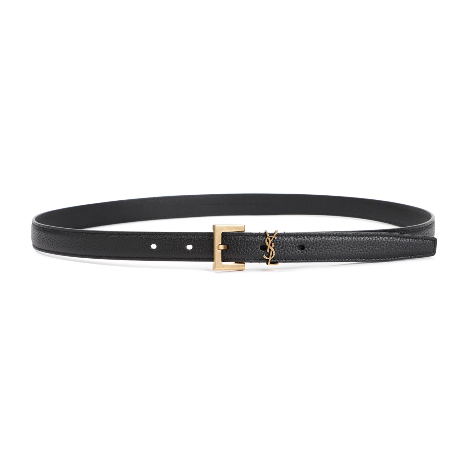 Saint Laurent-OUTLET-SALE-Belts SCHWARZ-ARCHIVIST