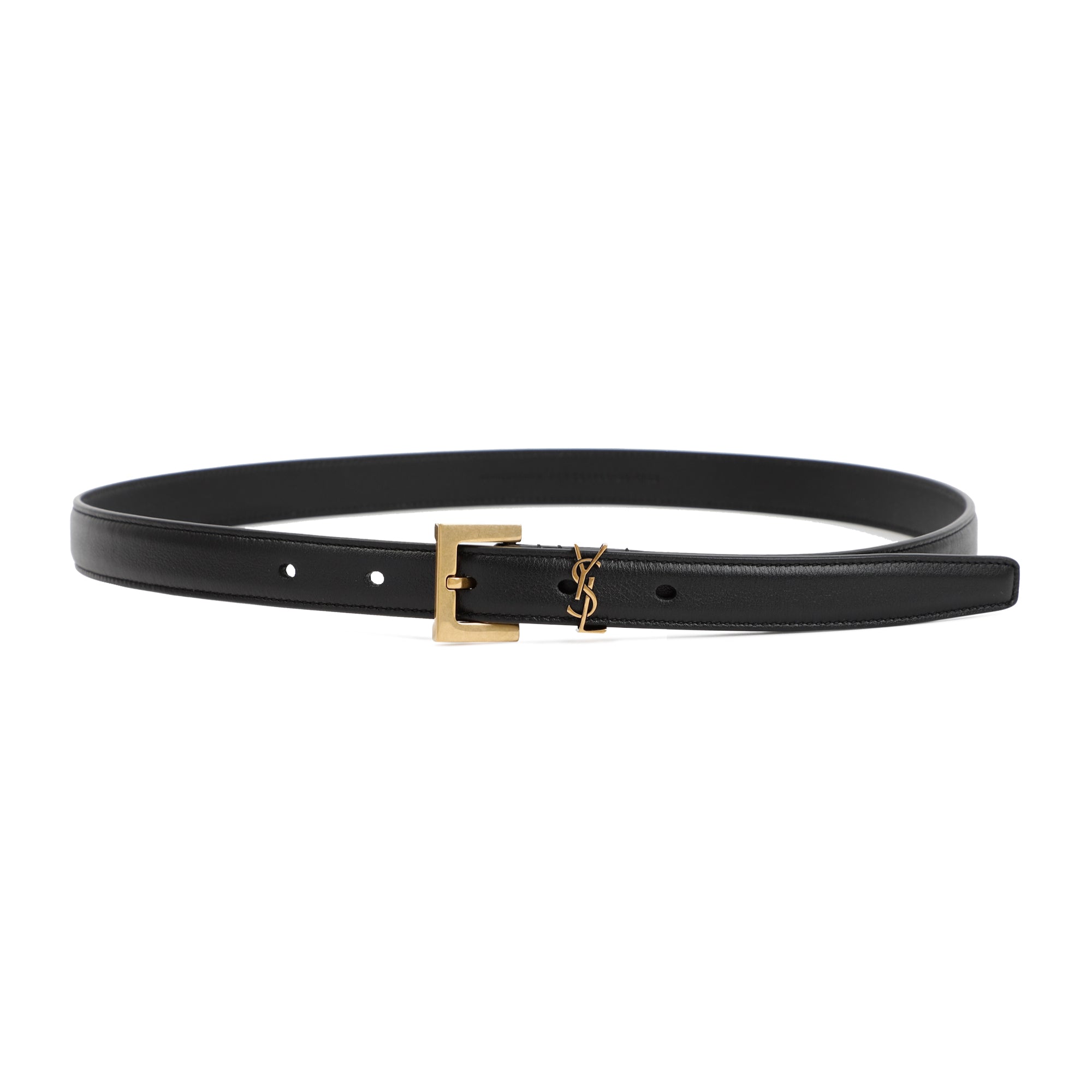 Saint Laurent-OUTLET-SALE-Belts SCHWARZ-ARCHIVIST