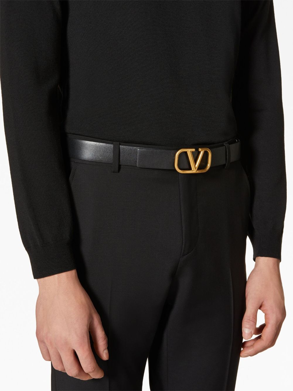 Valentino Garavani-OUTLET-SALE-Belts SCHWARZ-ARCHIVIST