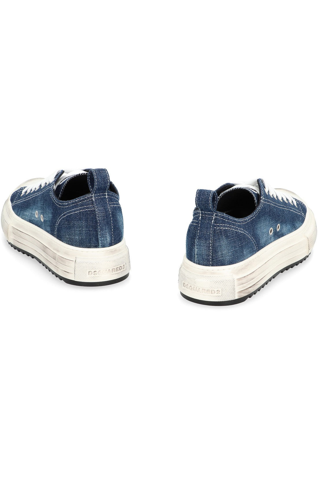 Dsquared2-OUTLET-SALE-Berlin fabric low-top sneakers-ARCHIVIST