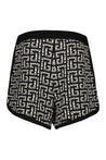 Balmain-OUTLET-SALE-Bermuda shorts with all-over logo-ARCHIVIST