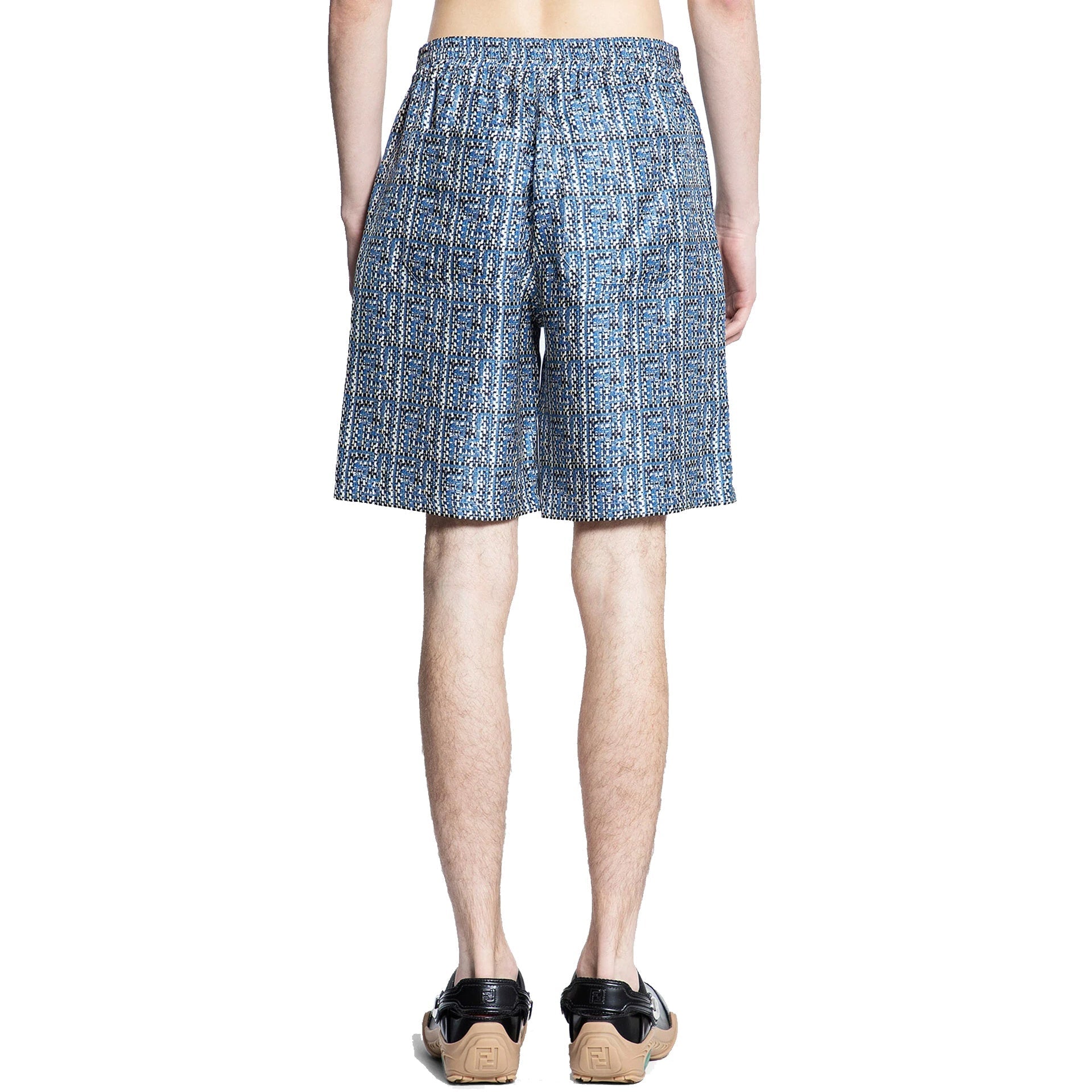 FENDI-OUTLET-SALE-Bermudas BLAU-ARCHIVIST