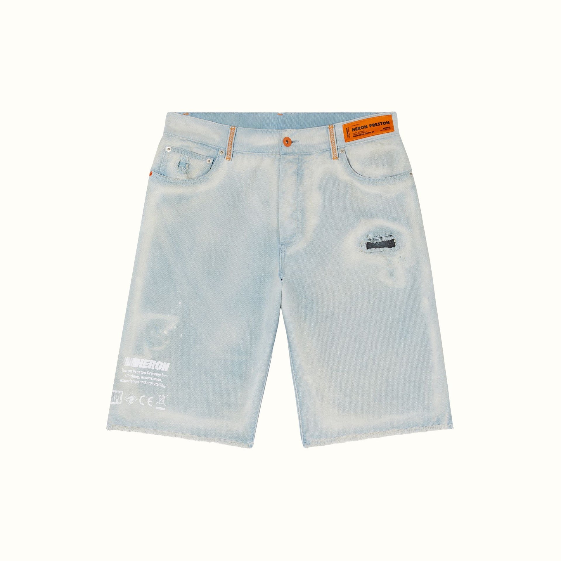 Heron Preston-OUTLET-SALE-Bermudas BLAU-ARCHIVIST