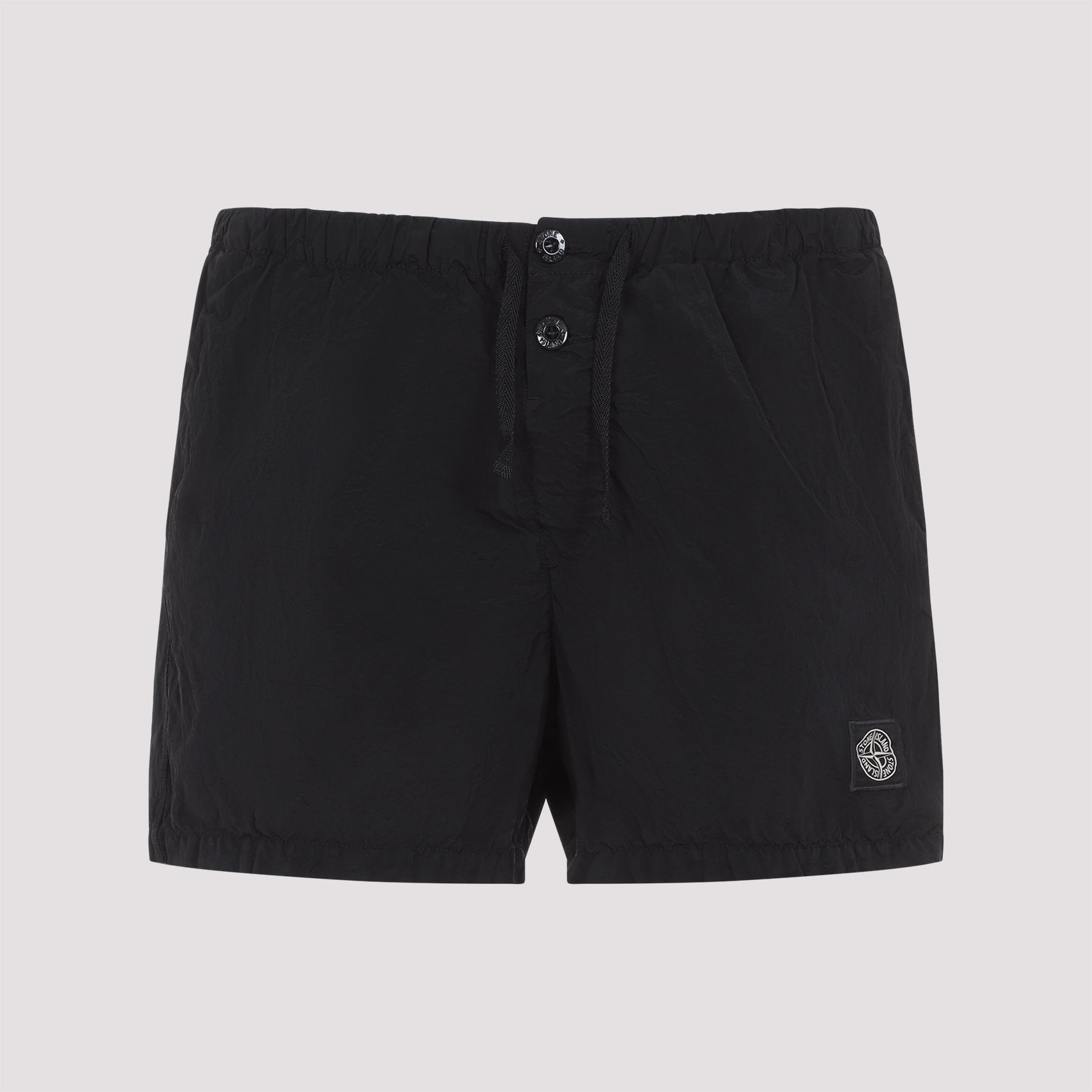 Stone Island-OUTLET-SALE-Bermudas SCHWARZ-ARCHIVIST