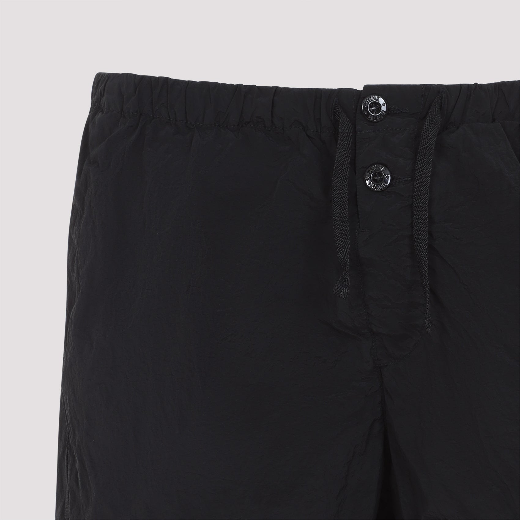 Stone Island-OUTLET-SALE-Bermudas SCHWARZ-ARCHIVIST