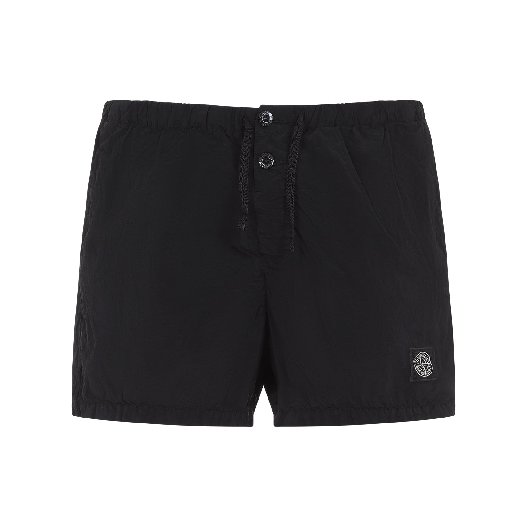 Stone Island-OUTLET-SALE-Bermudas SCHWARZ-ARCHIVIST