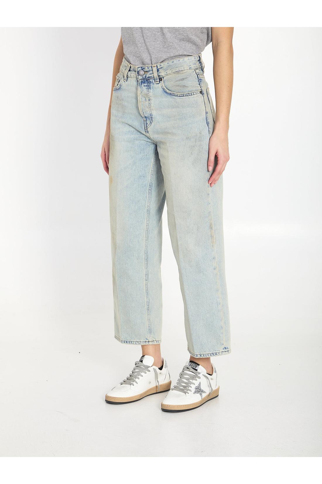 Haikure-OUTLET-SALE-Betty Soft Stained Sky denim pants-ARCHIVIST