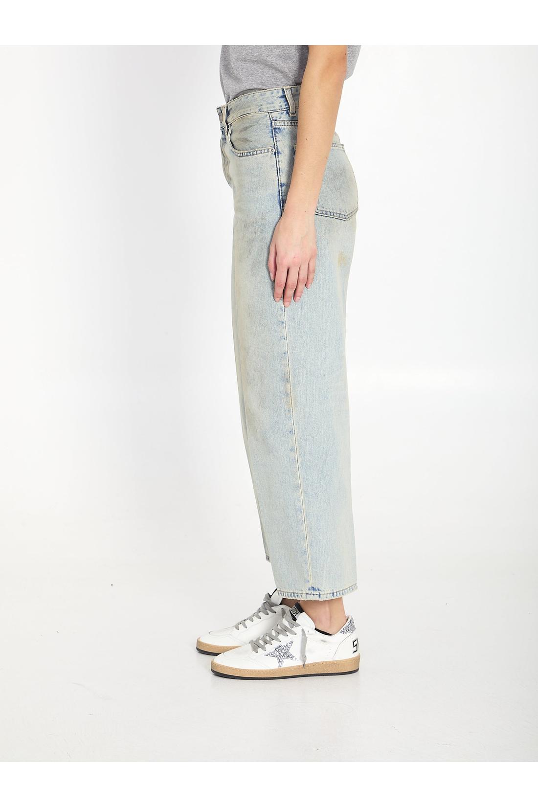 Haikure-OUTLET-SALE-Betty Soft Stained Sky denim pants-ARCHIVIST