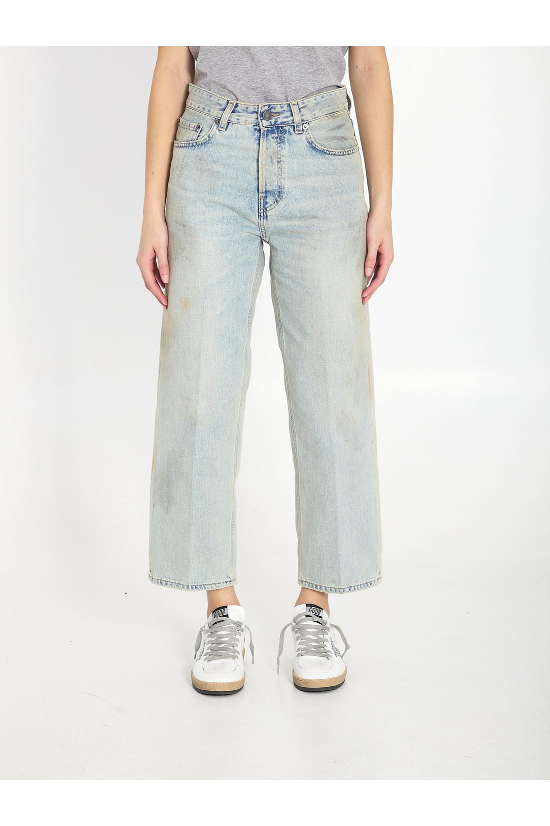 Haikure-OUTLET-SALE-Betty Soft Stained Sky denim pants-ARCHIVIST