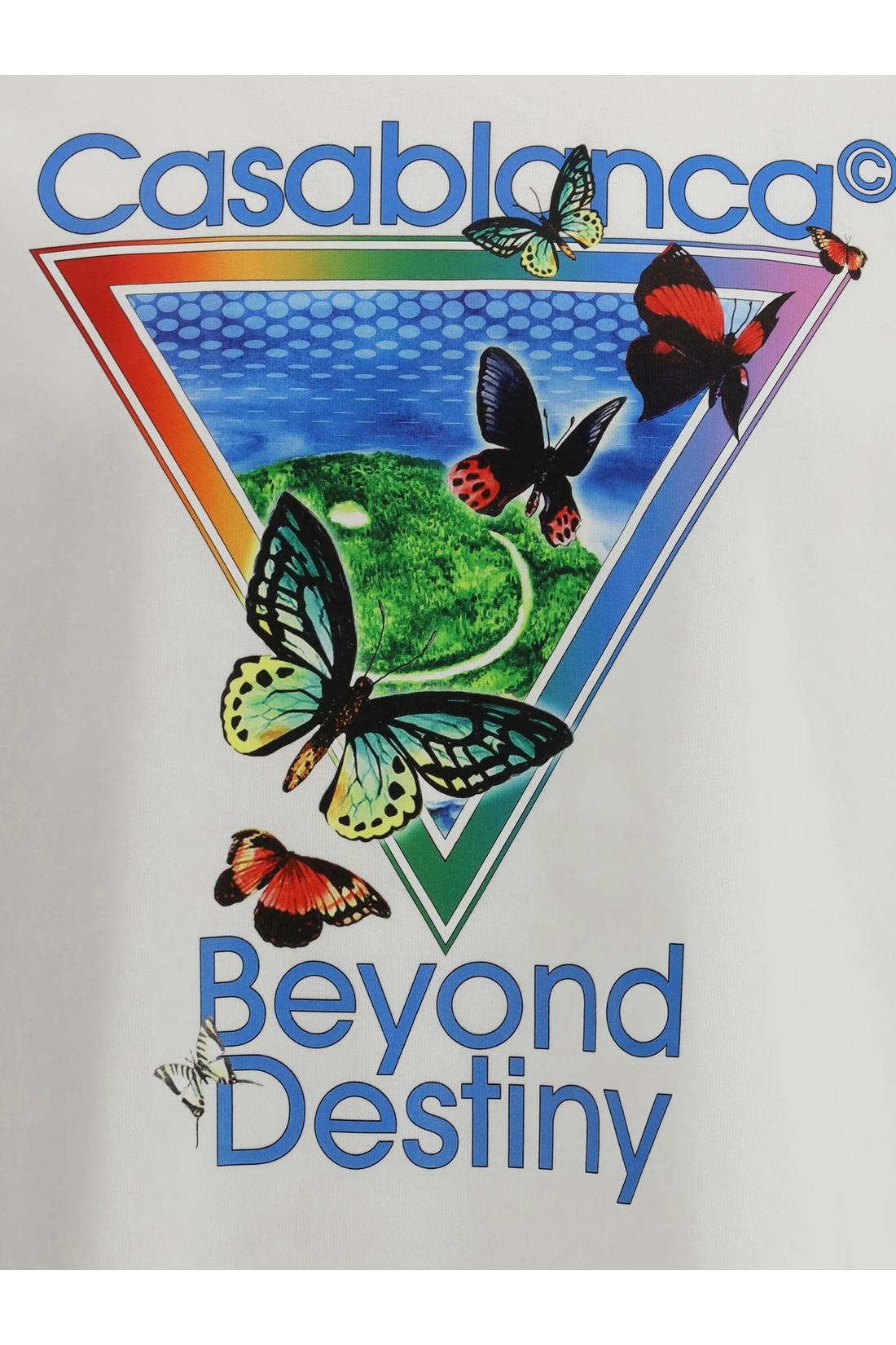 Casablanca-OUTLET-SALE-Beyond Destiny print T-shirt-ARCHIVIST