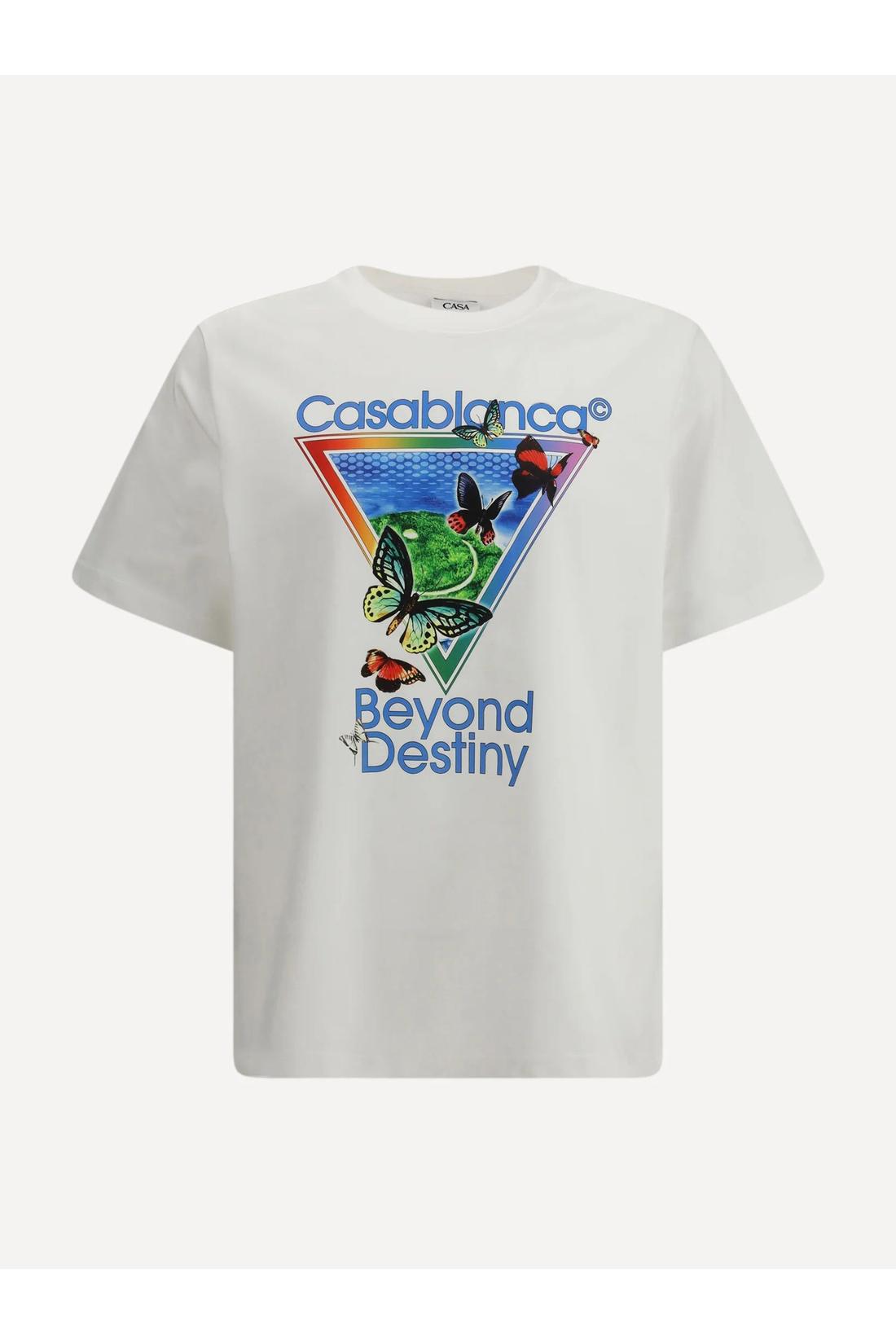 Casablanca-OUTLET-SALE-Beyond Destiny print T-shirt-ARCHIVIST