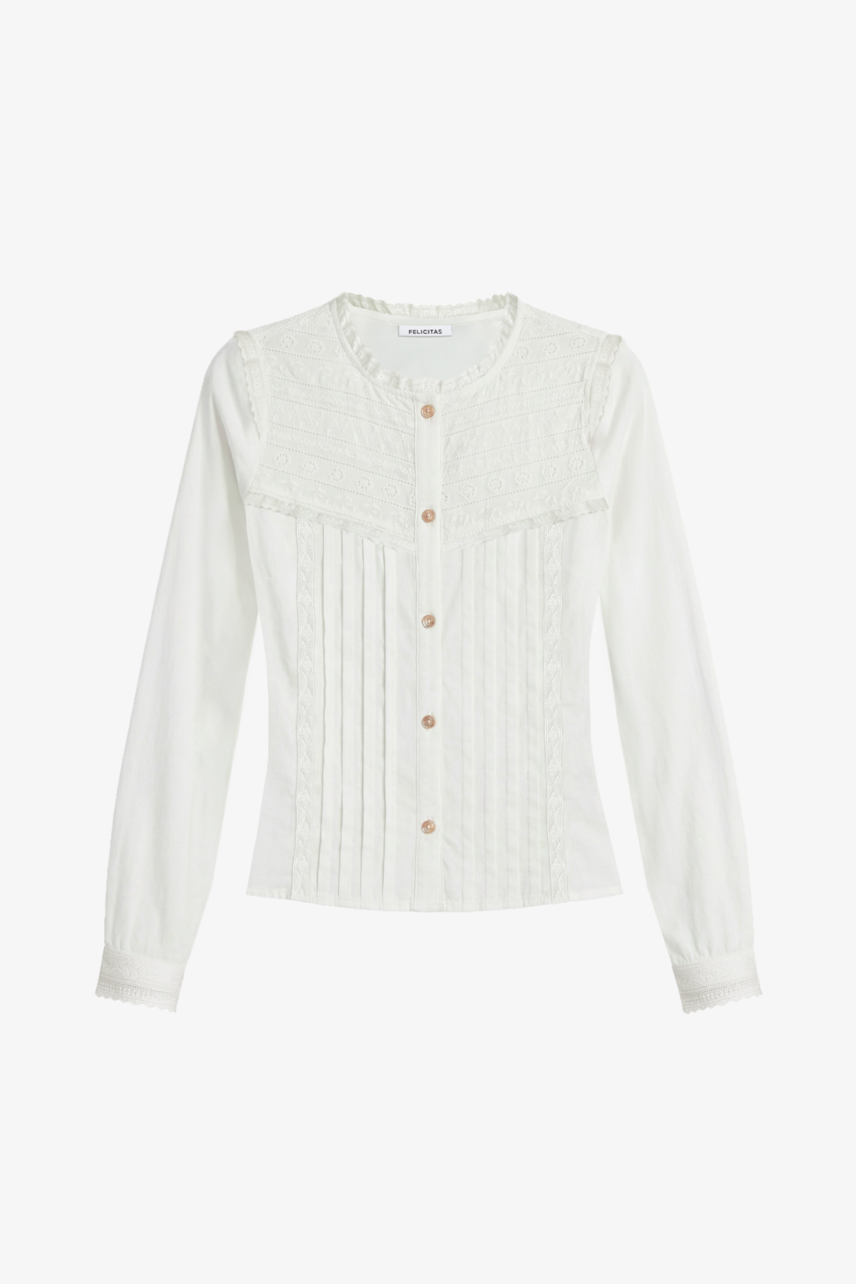 Damen Bluse Bibi-Hemden & Blusen-Felicitas-OUTLET-34-weiß-ARCHIVIST-ARCHIVE-SALE