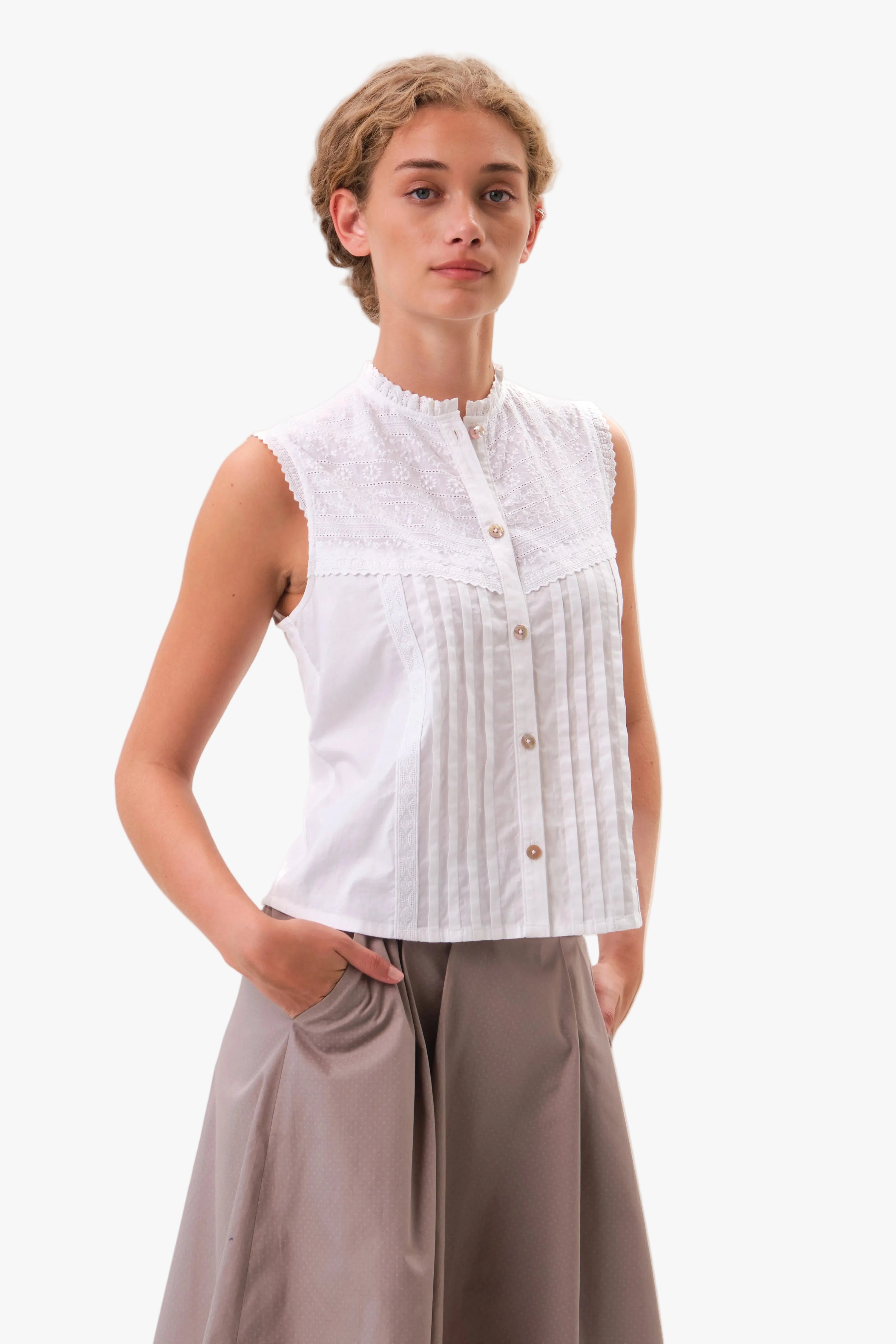 Damen Bluse Bibione-Hemden & Blusen-Felicitas-OUTLET-ARCHIVIST-ARCHIVE-SALE