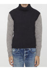 DOLCE&GABBANA-OUTLET-SALE-Bicolor wool jumper-ARCHIVIST