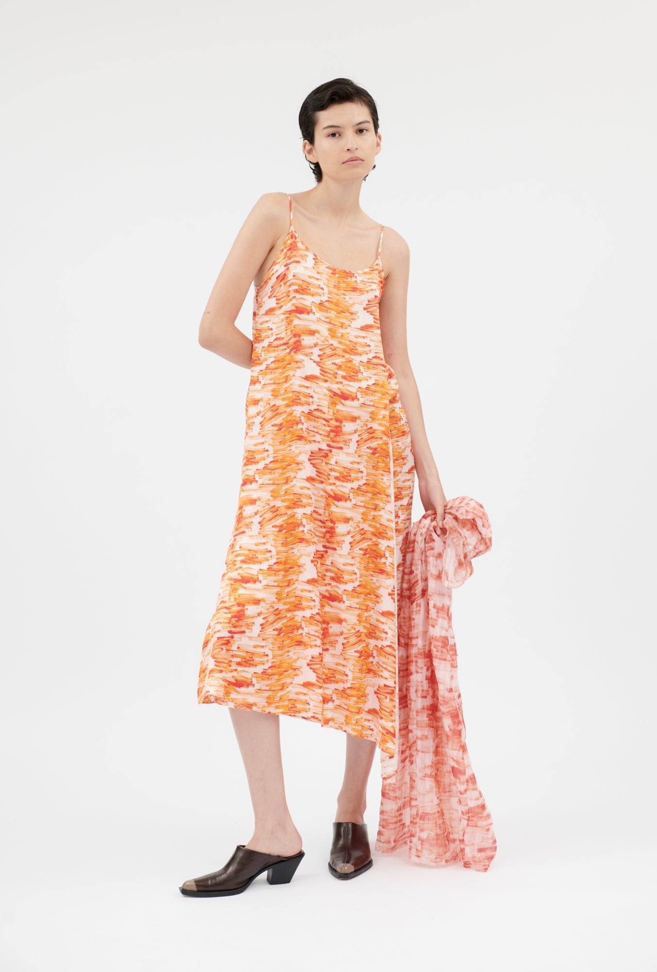 Odeeh-Big Brush Strokes Kleid, Lava-Kleider & Röcke-Black-Deal-Outlet-by-ARCHIVIST