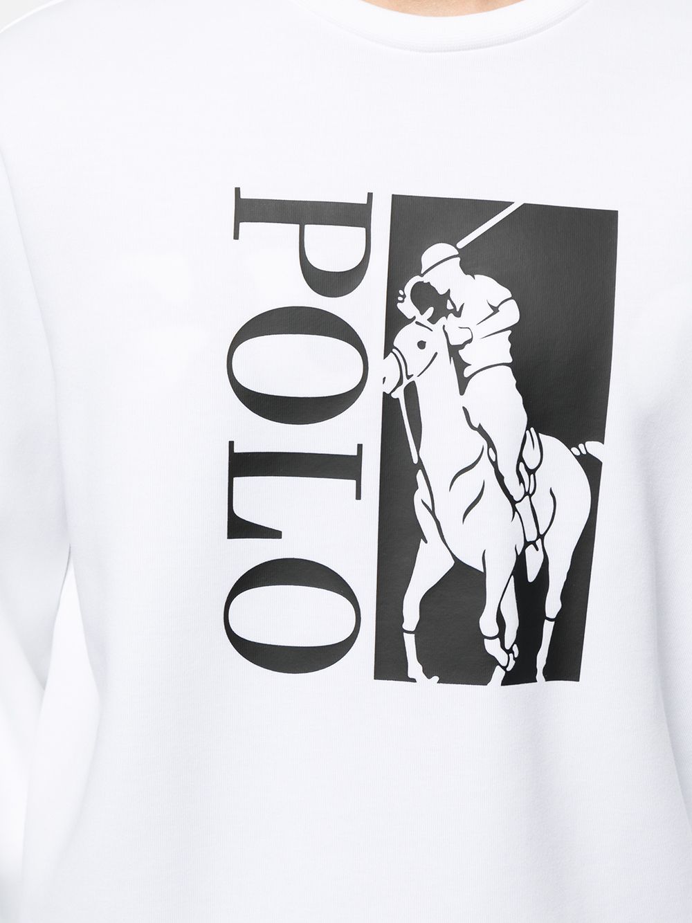 Polo Ralph Lauren-OUTLET-SALE-Big Pony Logo Printed Sweatshirt-ARCHIVIST