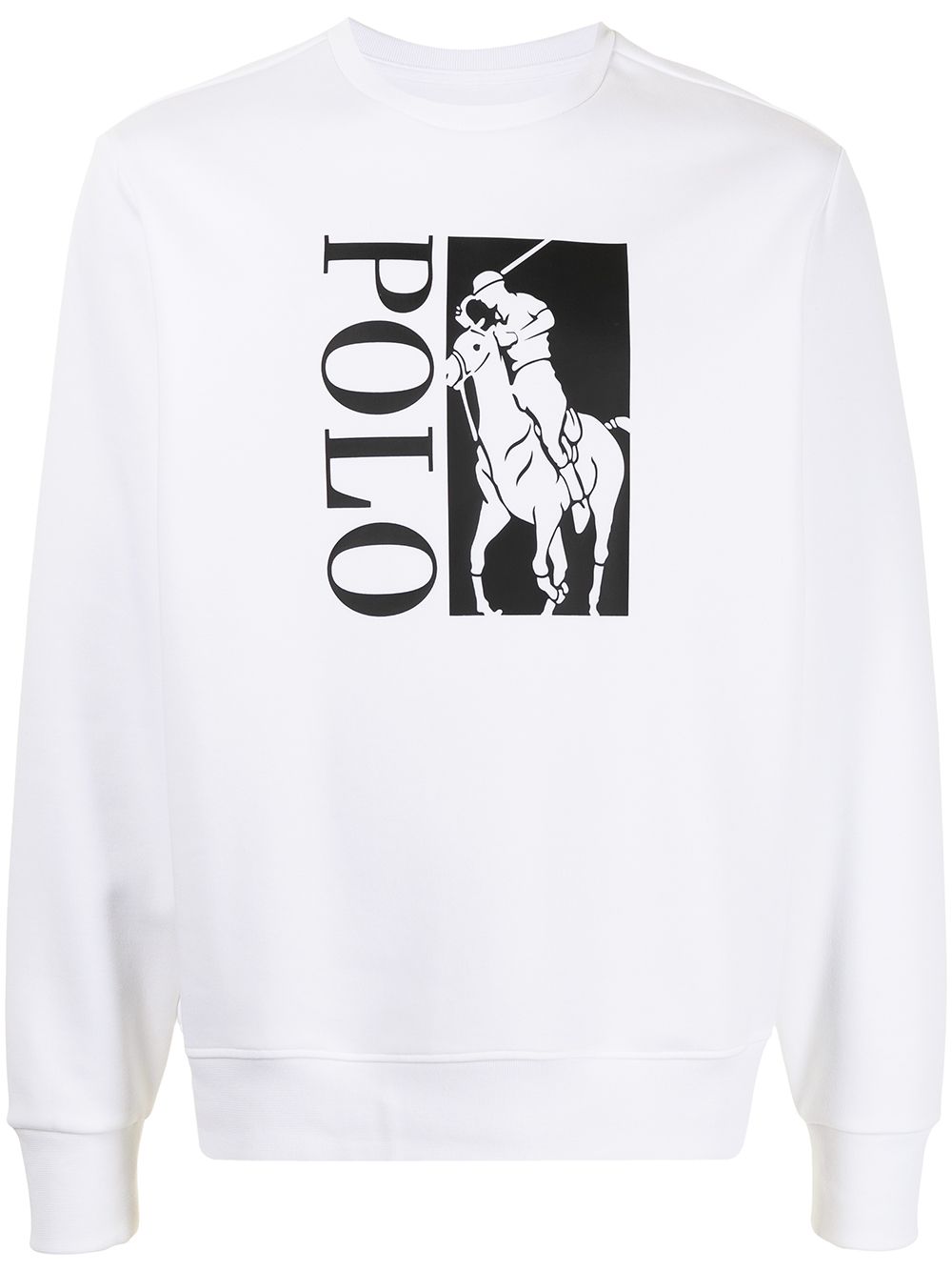 Polo Ralph Lauren-OUTLET-SALE-Big Pony Logo Printed Sweatshirt-ARCHIVIST