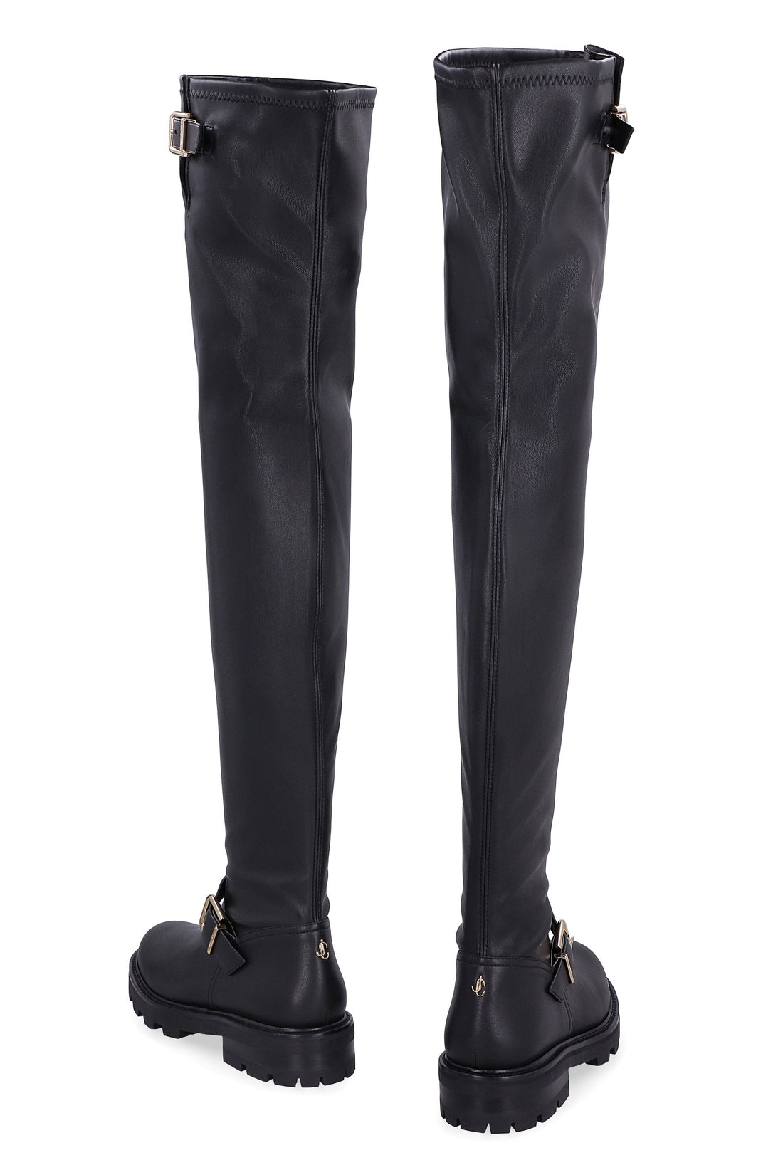 Jimmy Choo-OUTLET-SALE-Biker over-the-knee boots-ARCHIVIST