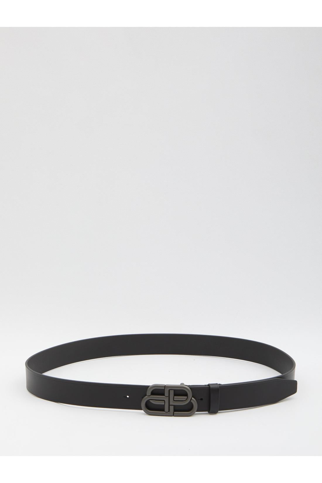 Balenciaga-OUTLET-SALE-Black BB belt-ARCHIVIST