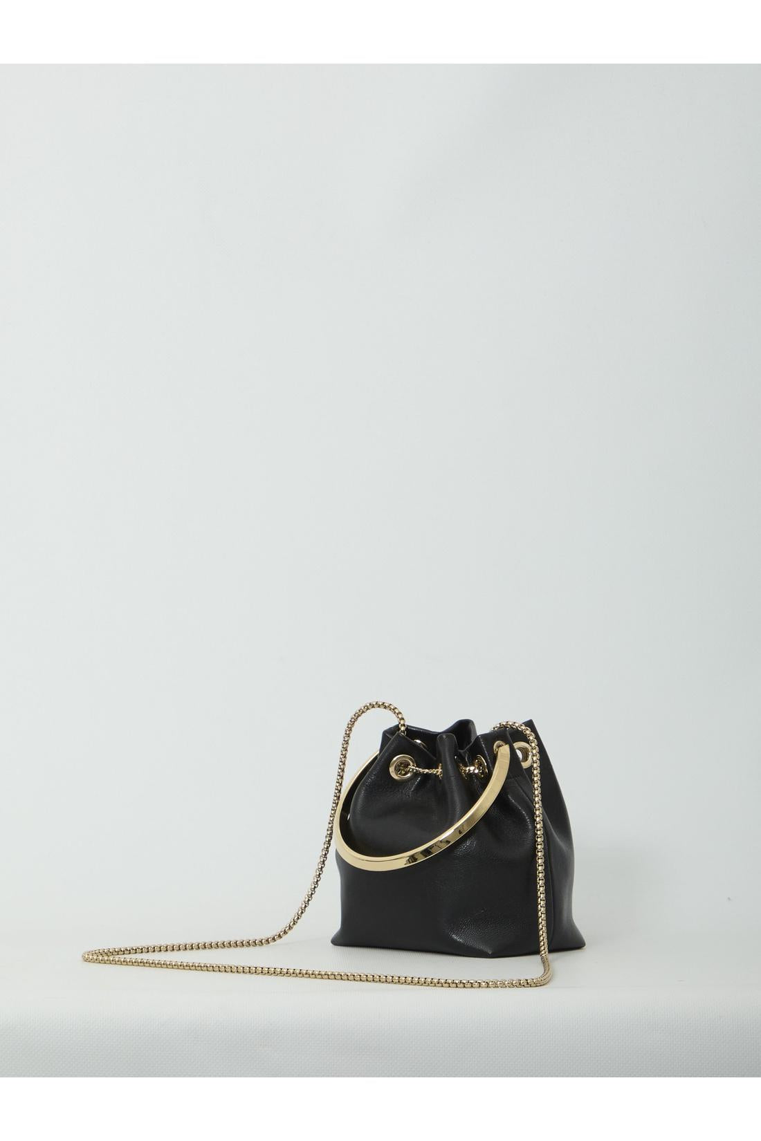 Jimmy Choo-OUTLET-SALE-Black Bon Bon bag-ARCHIVIST