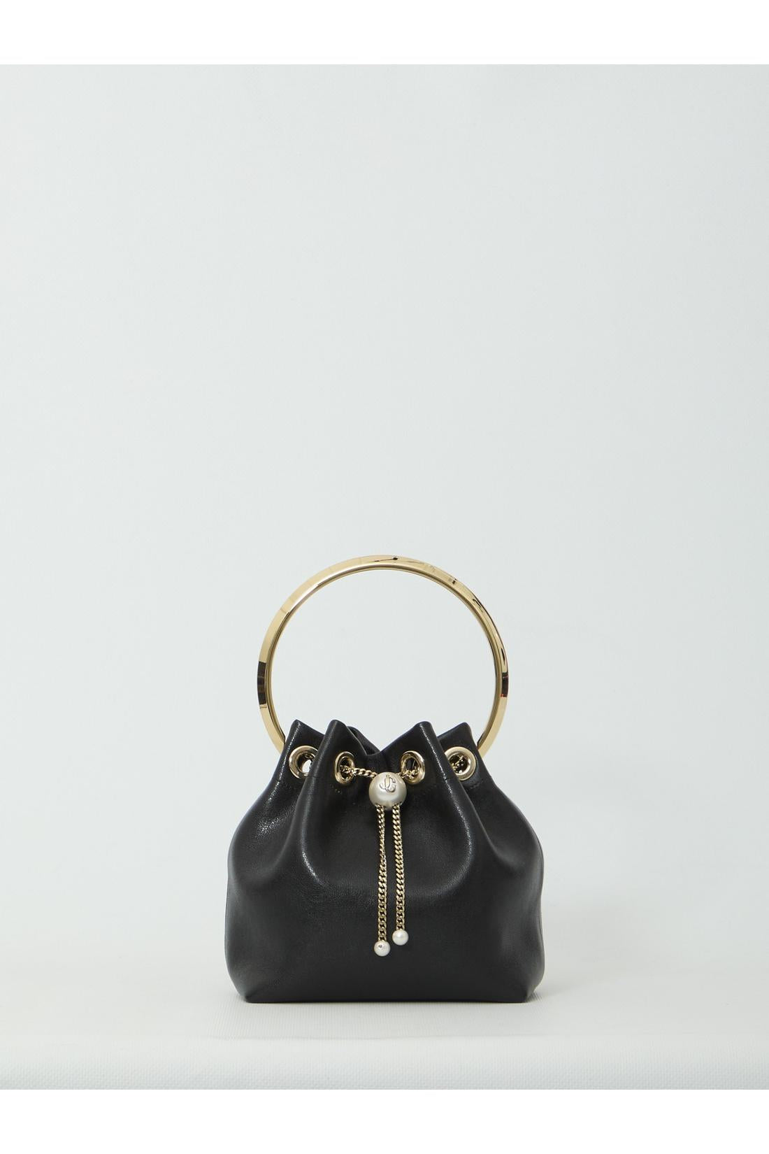 Jimmy Choo-OUTLET-SALE-Black Bon Bon bag-ARCHIVIST