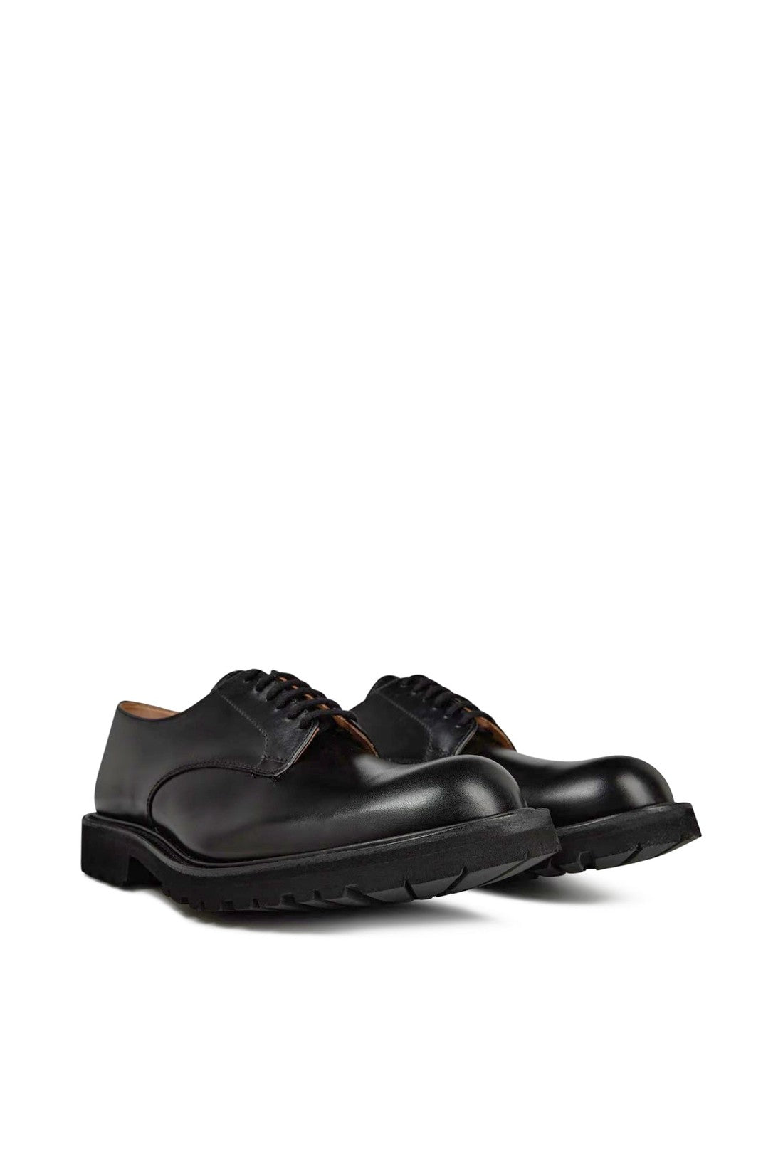 Tricker's-OUTLET-SALE-Black Box Lace-up Derby Shoes-ARCHIVIST