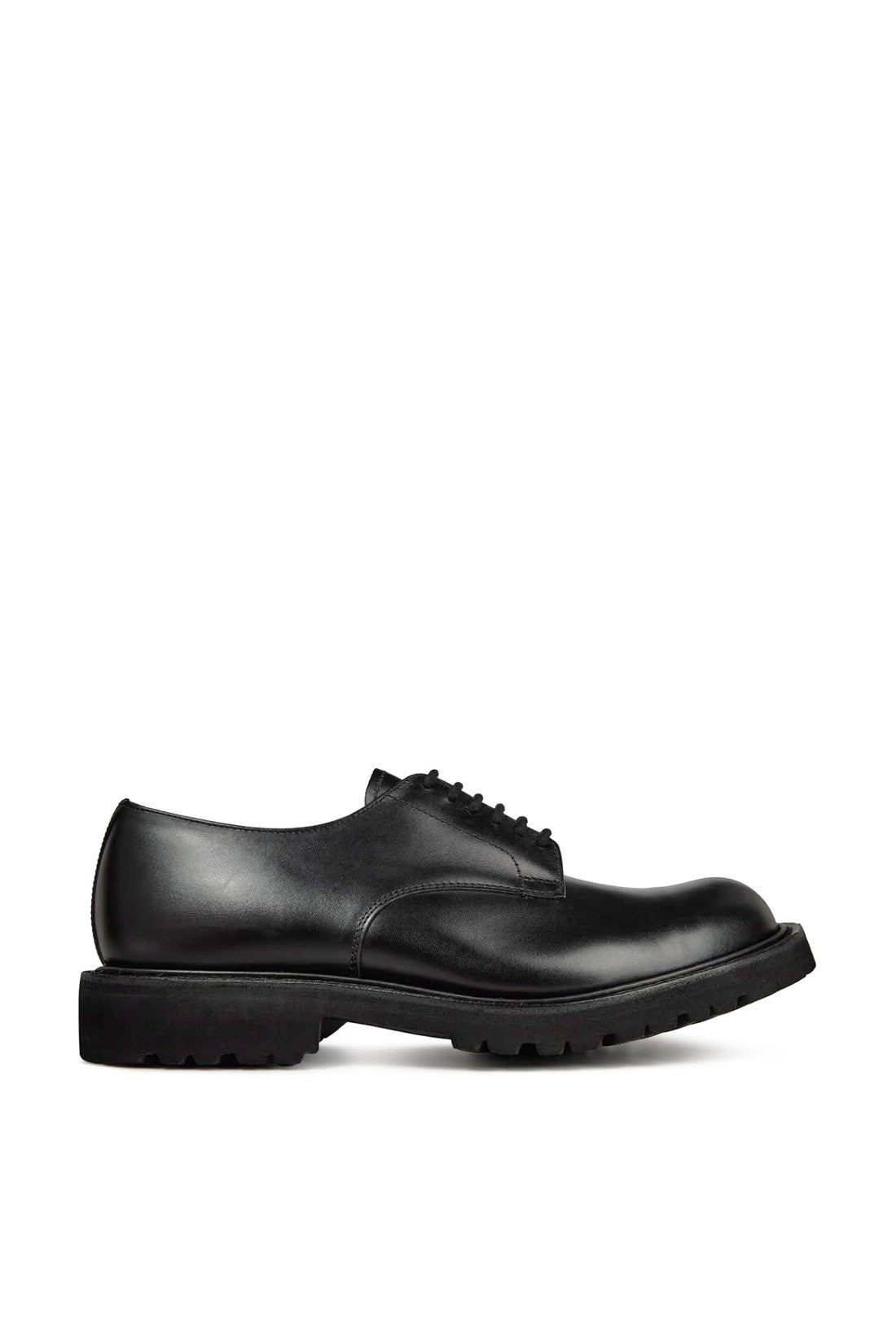 Tricker's-OUTLET-SALE-Black Box Lace-up Derby Shoes-ARCHIVIST