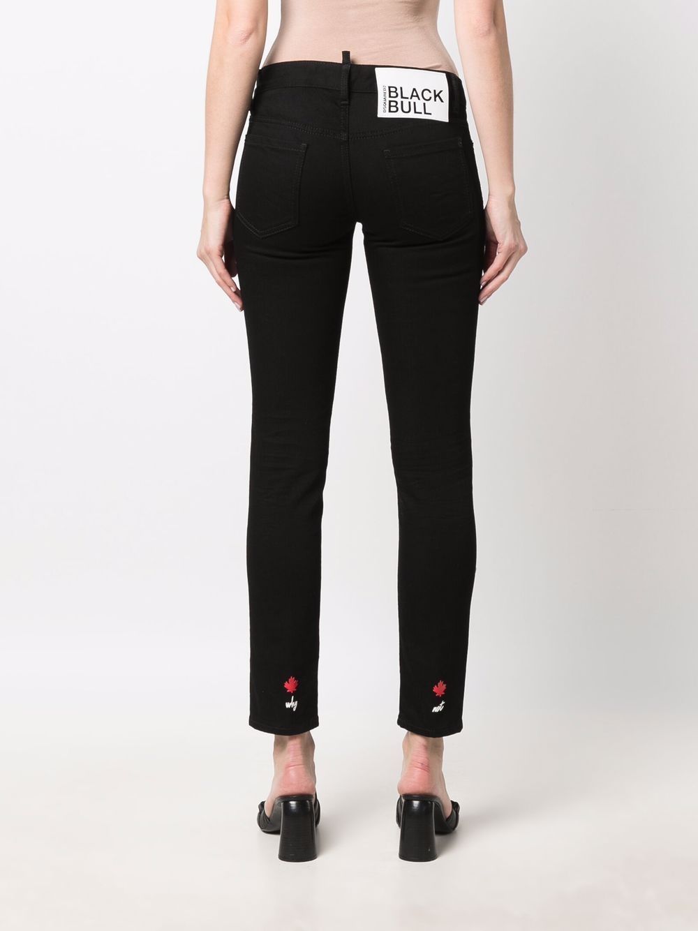 Dsquared2-OUTLET-SALE-Black Bull Jennifer Skinny Jeans-ARCHIVIST