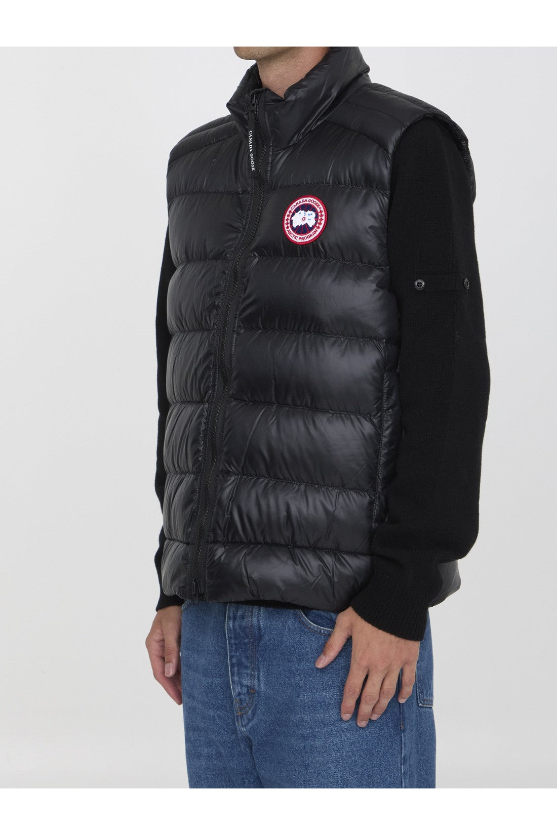 CANADA GOOSE-OUTLET-SALE-Black Crofton Gilet-ARCHIVIST