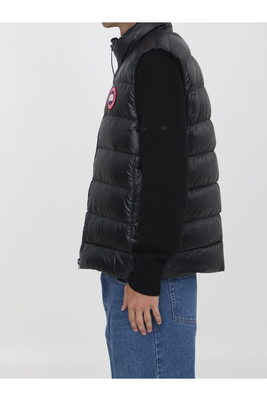 CANADA GOOSE-OUTLET-SALE-Black Crofton Gilet-ARCHIVIST