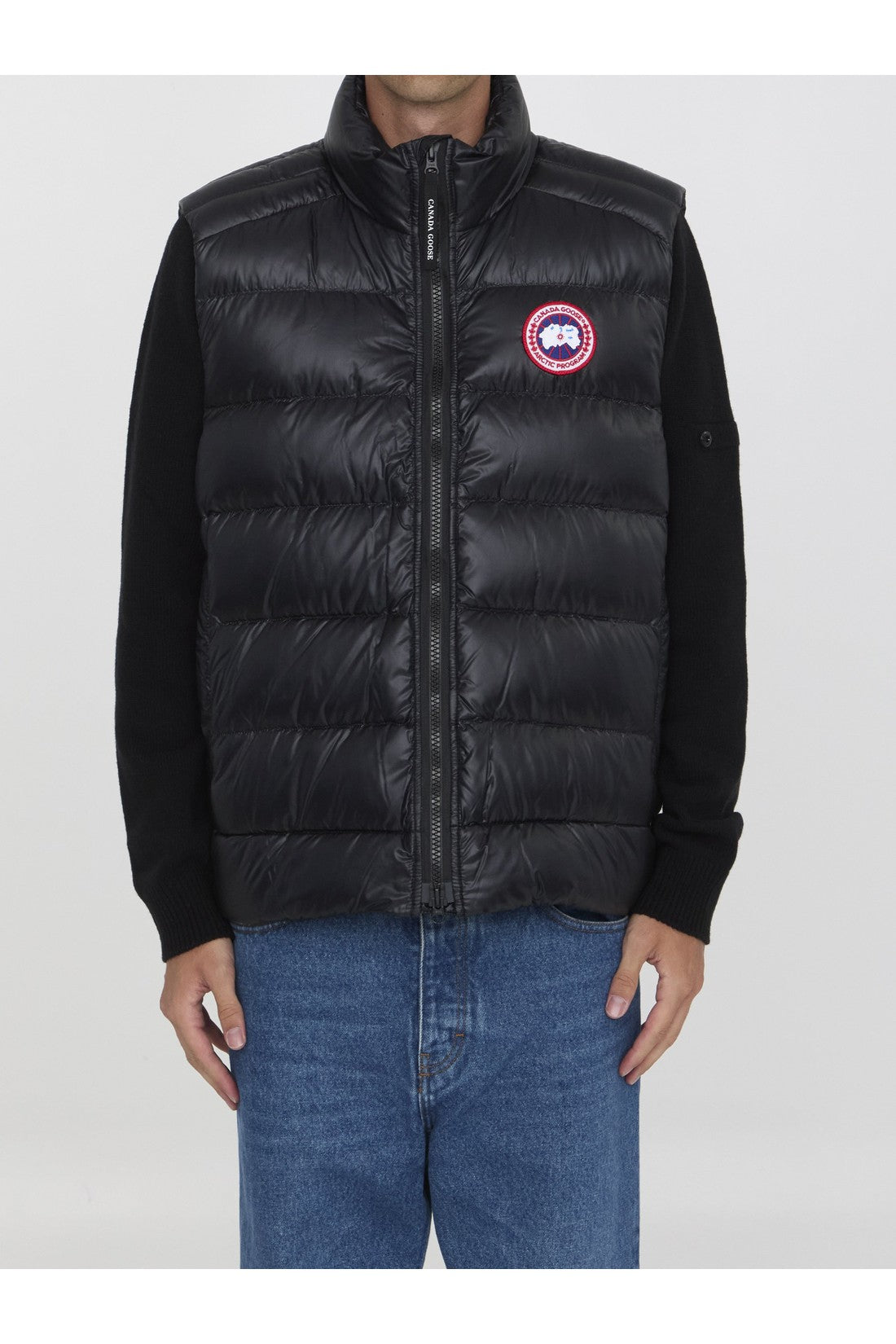 CANADA GOOSE-OUTLET-SALE-Black Crofton Gilet-ARCHIVIST