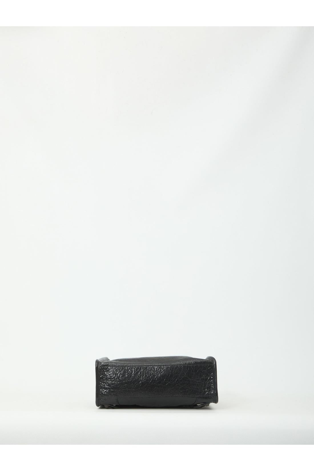 Balenciaga-OUTLET-SALE-Black Le City mini tote bag-ARCHIVIST