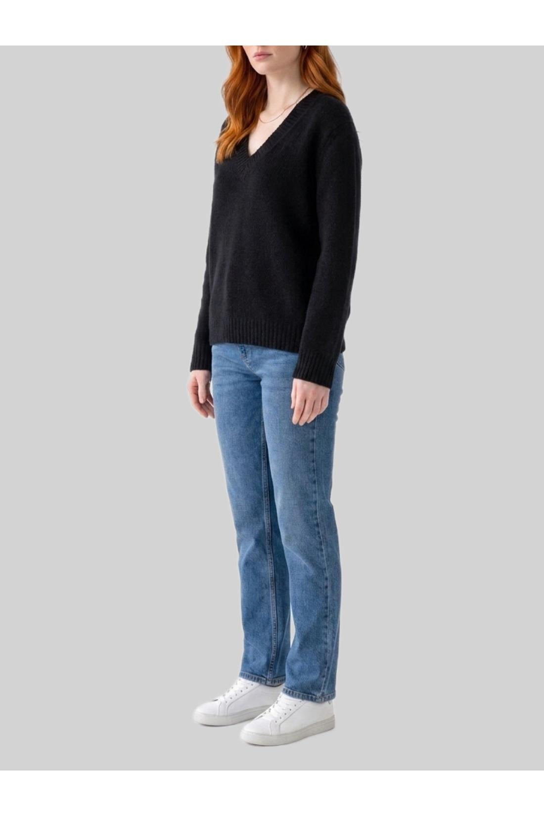 Lisa Yang-OUTLET-SALE-Black Leona sweater-ARCHIVIST