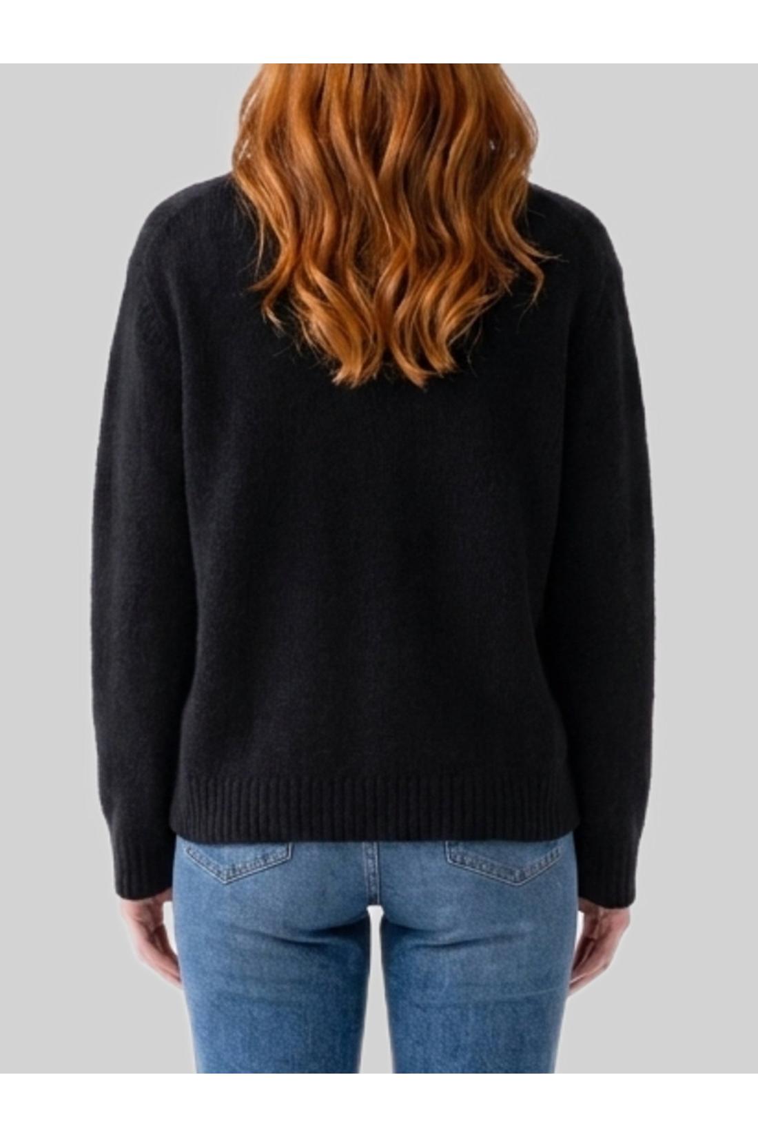 Lisa Yang-OUTLET-SALE-Black Leona sweater-ARCHIVIST