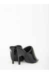 THE ATTICO-OUTLET-SALE-Black Rem sandals-ARCHIVIST