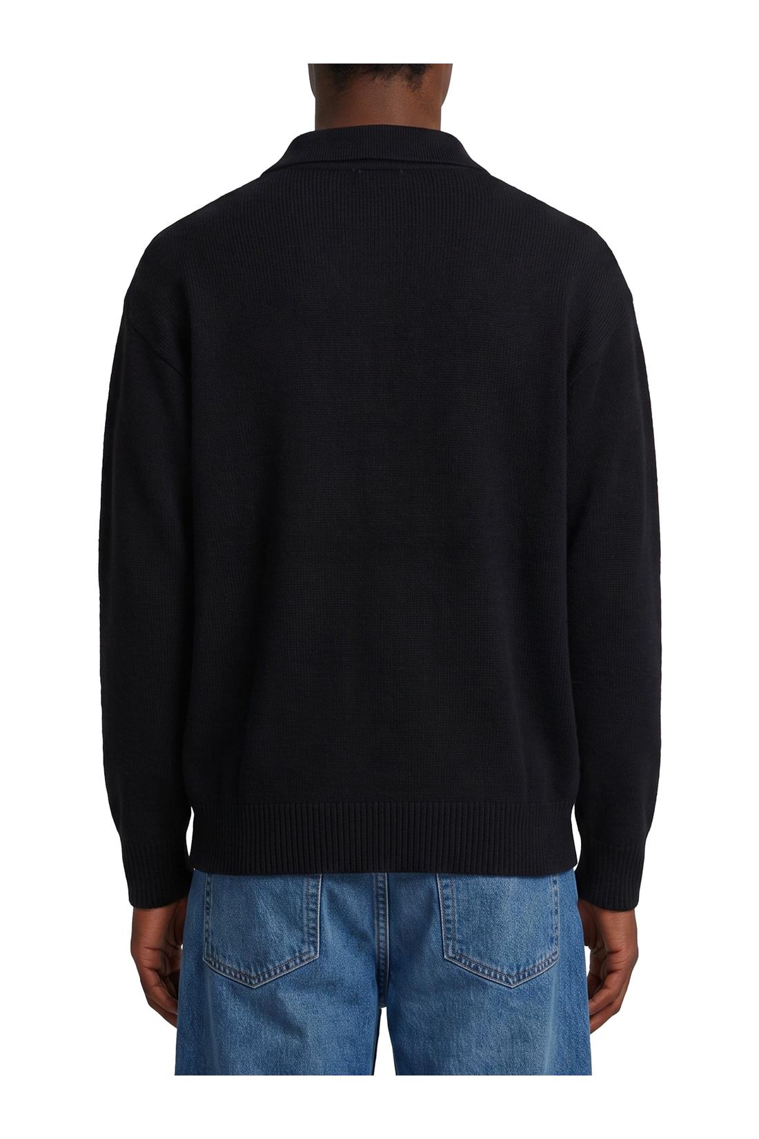Roberto collina-OUTLET-SALE-Black Skipper polo shirt-ARCHIVIST