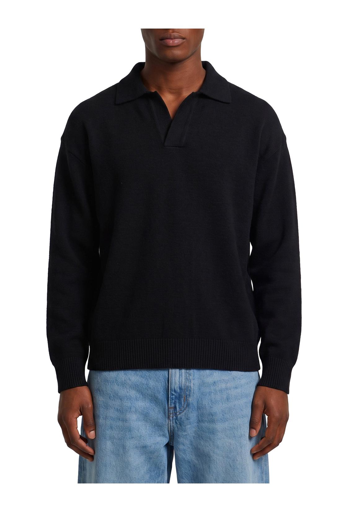 Roberto collina-OUTLET-SALE-Black Skipper polo shirt-ARCHIVIST