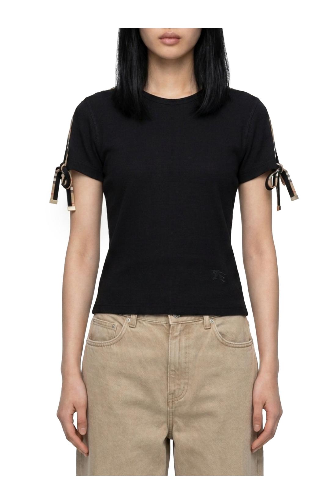 Burberry-OUTLET-SALE-Black Taisie T-shirt-ARCHIVIST